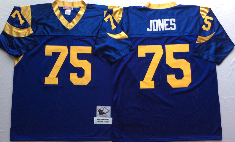 NCAA Men san louis rams Blue 75 jones